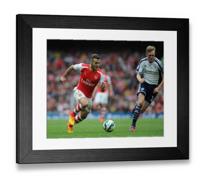 Framed Print : Jack Wilshere Outsmarts Darren Fletcher: Arsenal vs. West Brom, 2014 / 15 Premier League Framed Print : Jack Wilshere Outsmarts Darren Fletcher: Arsenal vs. West Brom, 2014 / 15 Premier League
