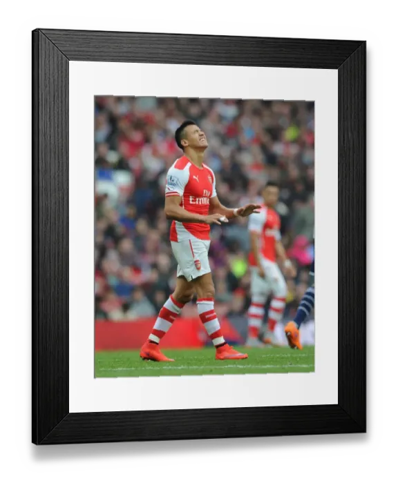 Framed Print : Arsenal's Alexis Sanchez in Action: Arsenal vs West Bromwich Albion, Premier League 2014-15 Framed Print : Arsenal's Alexis Sanchez in Action: Arsenal vs West Bromwich Albion, Premier League 2014-15