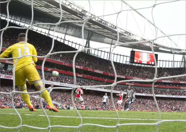 LONDON, ENGLAND - MAY 24: Jack Wilshere shoots past West Brom goalkeeper Boaz Myhill