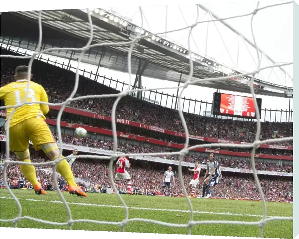 LONDON, ENGLAND - MAY 24: Jack Wilshere shoots past West Brom goalkeeper Boaz Myhill