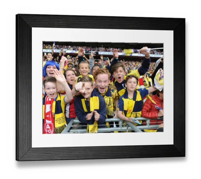 Framed Print : Arsenal FC Wins FA Cup: Jubilant Fans Celebrate at Wembley Stadium Framed Print : Arsenal FC Wins FA Cup: Jubilant Fans Celebrate at Wembley Stadium