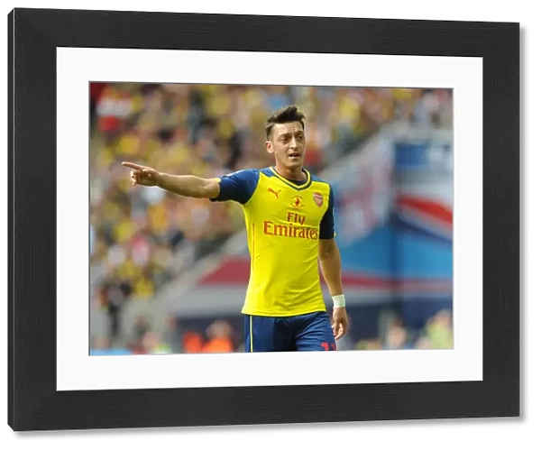 Mesut Ozil (Arsenal). Arsenal 4: 0 Aston Villa. FA Cup Final. Wembley Stadium, 30  /  5  /  15