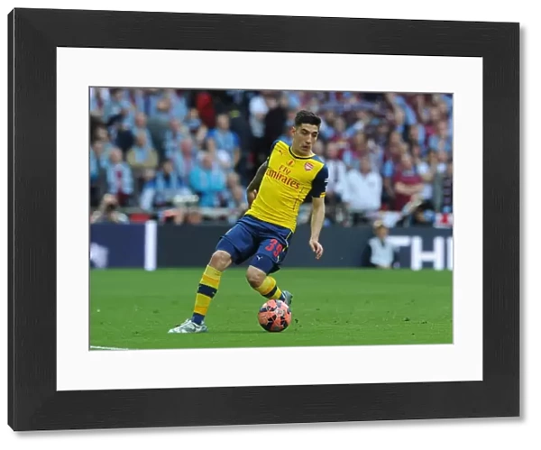 Hector Bellerin (Arsenal). Arsenal 4: 0 Aston Villa. FA Cup Final. Wembley Stadium, 30  /  5  /  15