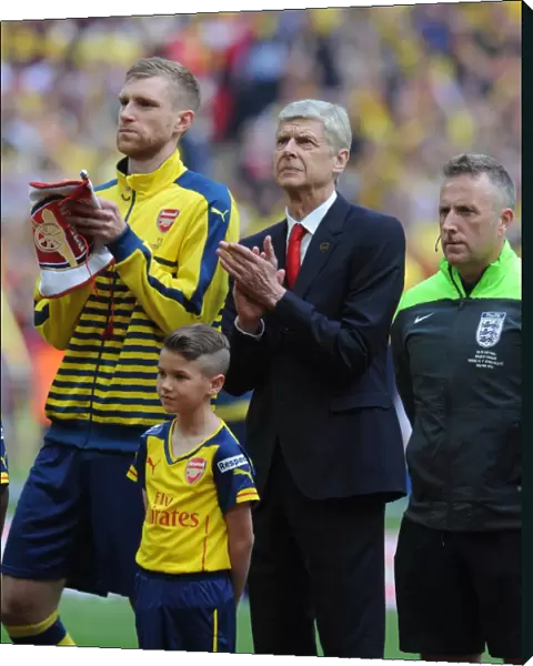Arsene Wenger (Arsenal) before the match. Arsenal 4: 0 Aston Villa. FA Cup Final. Wembley Stadium