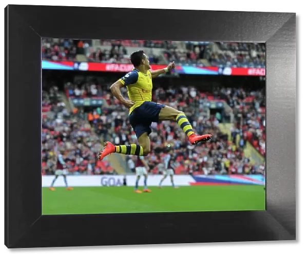 Alexis Sanchez Scores His Second Goal: Arsenal's FA Cup Final Victory over Aston Villa (2015)