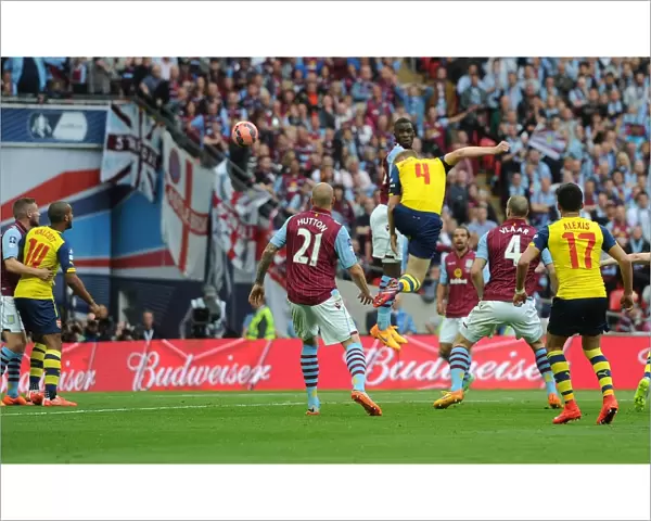 Arsenal's Per Mertesacker Scores Game-Winning Goal in FA Cup Final against Aston Villa