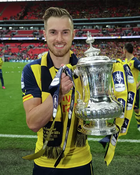 Arsenal's Aaron Ramsey: Emotional FA Cup Victory Celebration at Wembley