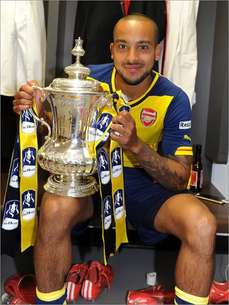 Arsenal's Theo Walcott: Emotional FA Cup Victory Celebration at Wembley (2015)