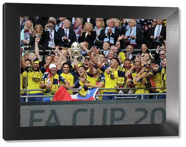 Arsenal FC Celebrates FA Cup Victory: Aston Villa vs. Arsenal, FA Cup Final 2015