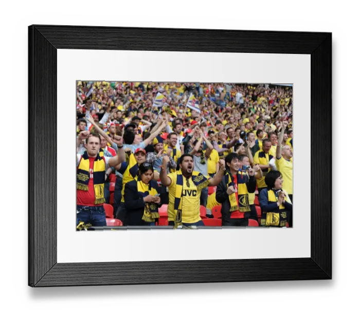 Framed Print : Arsenal Fans Passionate Moment at the 2015 FA Cup Final vs Aston Villa, Wembley Stadium, London Framed Print : Arsenal Fans Passionate Moment at the 2015 FA Cup Final vs Aston Villa, Wembley Stadium, London