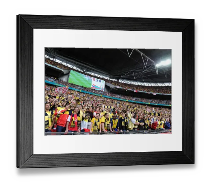 Framed Print : Arsenal Faithful at the FA Cup Final vs Aston Villa, Wembley Stadium, London, 2015 Framed Print : Arsenal Faithful at the FA Cup Final vs Aston Villa, Wembley Stadium, London, 2015