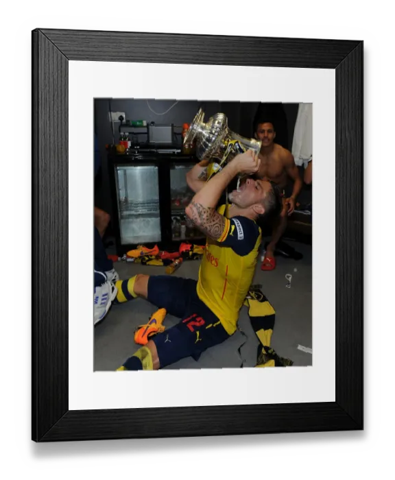 Framed Print : Arsenal FC: Olivier Giroud's FA Cup-Winning Goal vs. Aston Villa Framed Print : Arsenal FC: Olivier Giroud's FA Cup-Winning Goal vs. Aston Villa