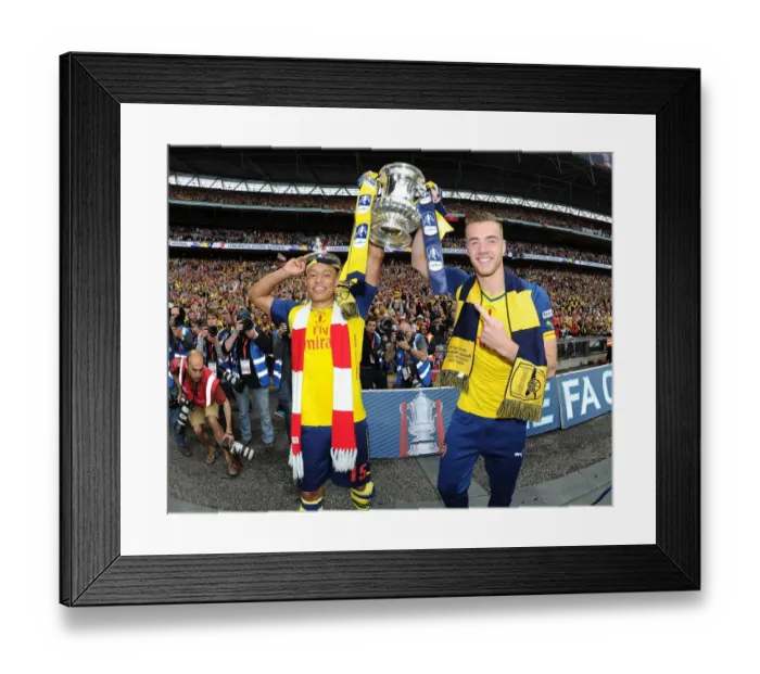 Framed Print : Arsenal's FA Cup Triumph: Arsenal vs. Aston Villa, 2015 Framed Print : Arsenal's FA Cup Triumph: Arsenal vs. Aston Villa, 2015