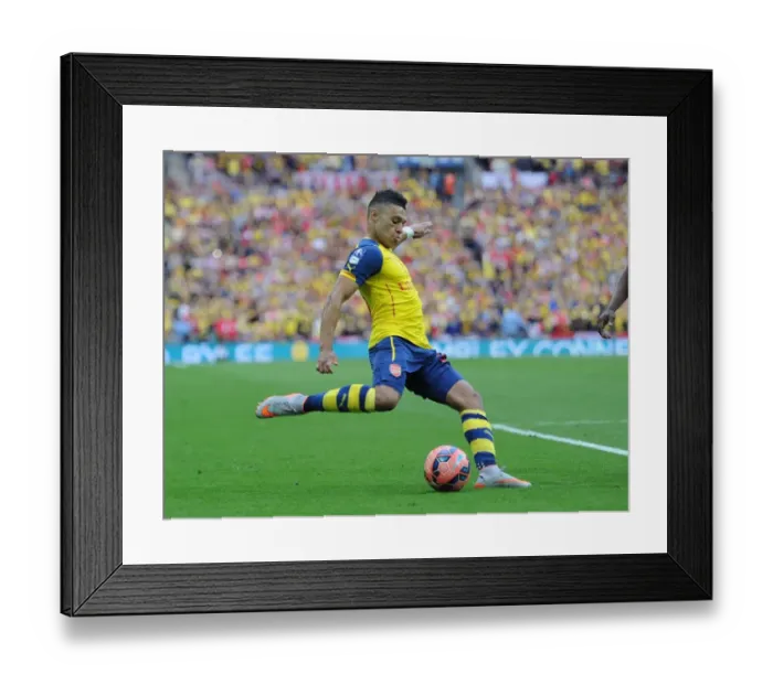 Framed Print : Alex Oxlade-Chamberlain (Arsenal). Arsenal 4: 0 Aston Villa. FA Cup Final. Wembley Stadium, 30 / 5 / 15 Framed Print : Alex Oxlade-Chamberlain (Arsenal). Arsenal 4: 0 Aston Villa. FA Cup Final. Wembley Stadium, 30 / 5 / 15