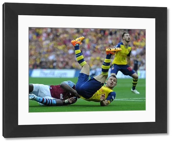 Jack Wilshere (Arsenal). Arsenal 4: 0 Aston Villa. FA Cup Final. Wembley Stadium, 30  /  5  /  15