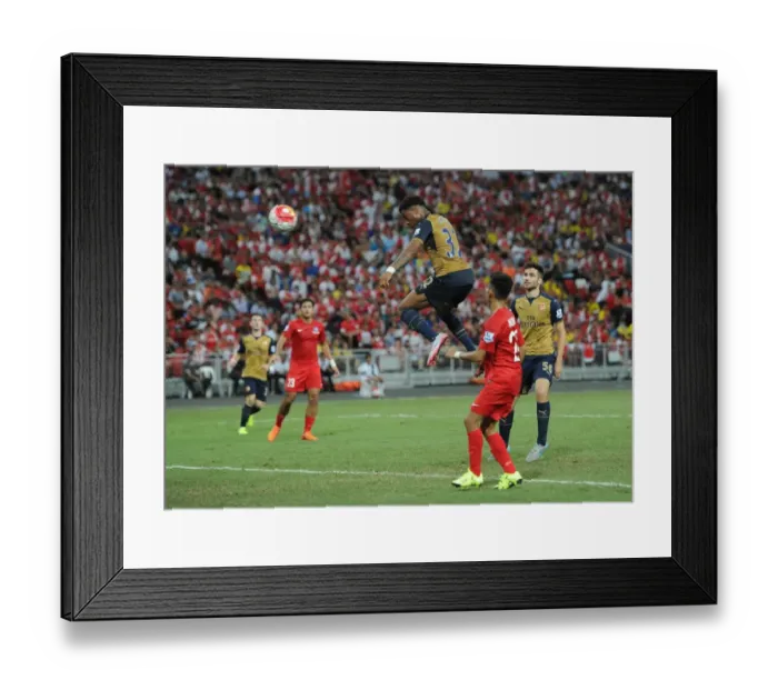 Framed Print : Chuba Akpom's Hat-trick: Arsenal Cruises to Victory in Barclays Asia Trophy Framed Print : Chuba Akpom's Hat-trick: Arsenal Cruises to Victory in Barclays Asia Trophy