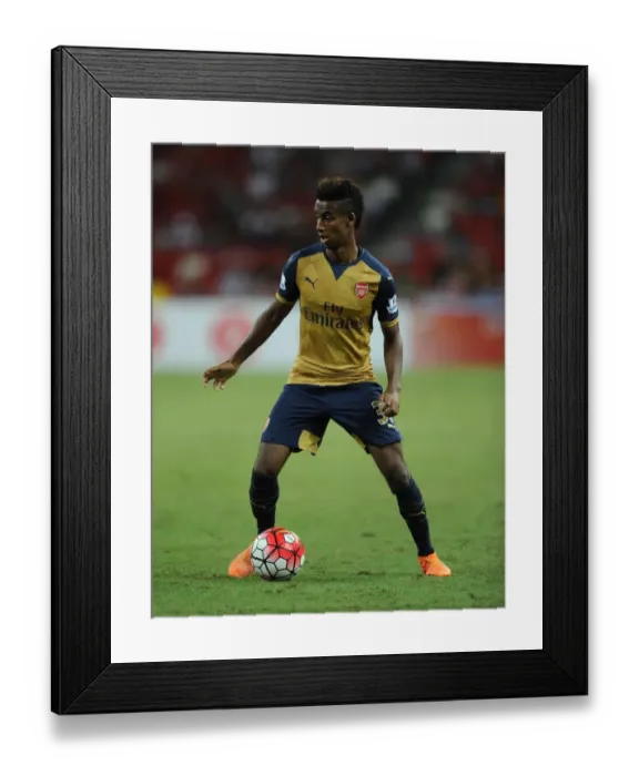 Framed Print : Gedion Zelalem: Arsenal's Standout Player in Singapore XI Victory