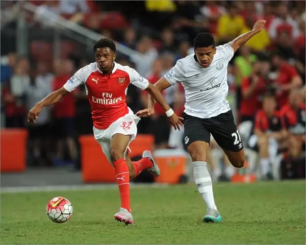 Arsenal's Chuba Akpom vs. Everton's Tyias Browning: A Battle in the Barclays Asia Trophy Clash