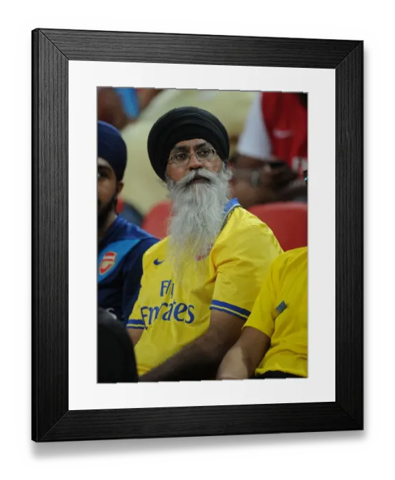 Framed Print : Arsenal Fan in the Thick of It: Arsenal vs. Singapore XI, Barclays Asia Trophy, 2015 Framed Print : Arsenal Fan in the Thick of It: Arsenal vs. Singapore XI, Barclays Asia Trophy, 2015