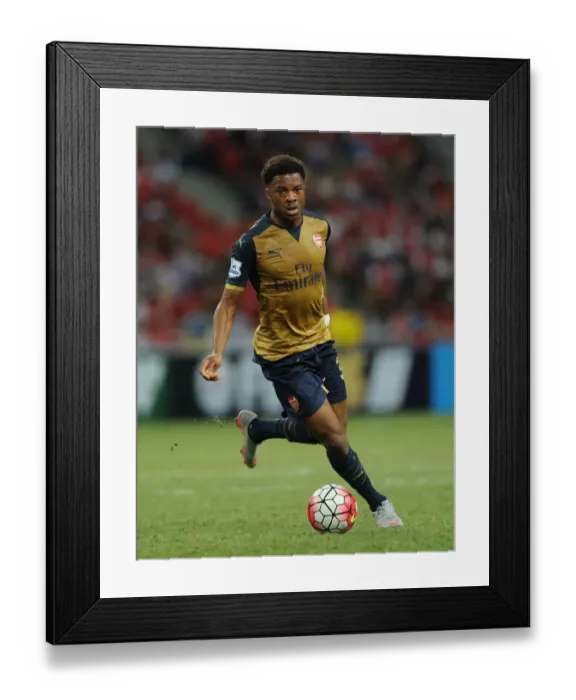 Framed Print : Arsenal's Chuba Akpom Stands Out in Barclays Asia Trophy Clash vs. Singapore XI Framed Print : Arsenal's Chuba Akpom Stands Out in Barclays Asia Trophy Clash vs. Singapore XI