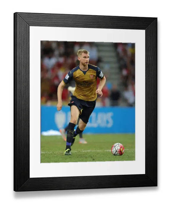 Framed Print : Per Mertesacker in Action: Arsenal vs. Singapore XI, Barclays Asia Trophy (July 15, 2015) Framed Print : Per Mertesacker in Action: Arsenal vs. Singapore XI, Barclays Asia Trophy (July 15, 2015)