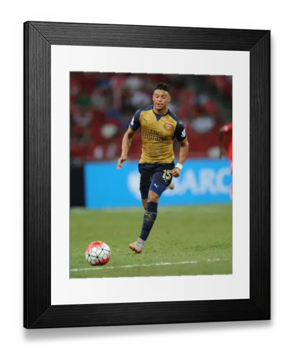 Framed Print : Arsenal's Alex Oxlade-Chamberlain in Action at Singapore Asia Trophy Framed Print : Arsenal's Alex Oxlade-Chamberlain in Action at Singapore Asia Trophy