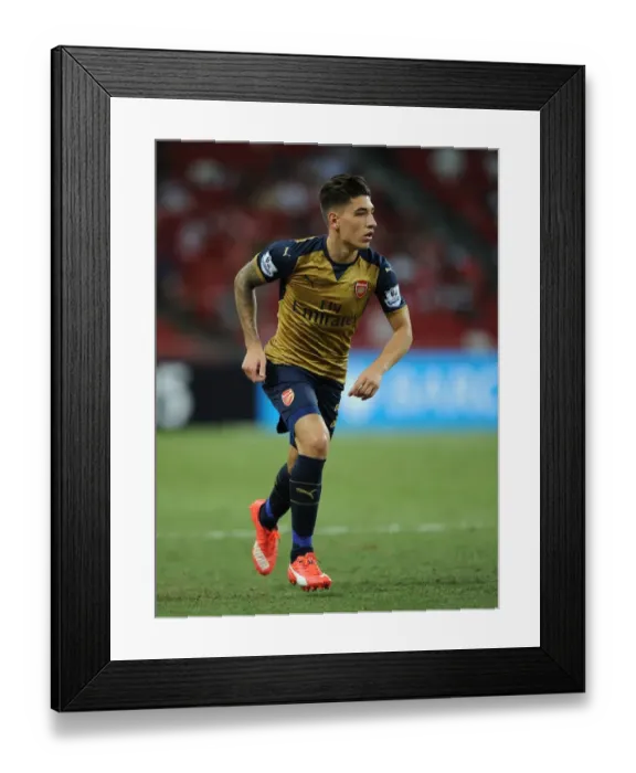 Framed Print : Arsenal's Hector Bellerin in Action against Singapore XI at Singapore National Stadium Framed Print : Arsenal's Hector Bellerin in Action against Singapore XI at Singapore National Stadium