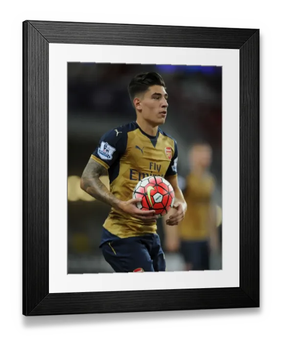 Framed Print : Arsenal's Hector Bellerin in Action against Singapore XI during the Barclays Asia Trophy Framed Print : Arsenal's Hector Bellerin in Action against Singapore XI during the Barclays Asia Trophy