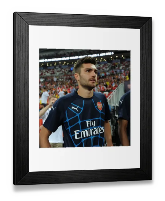 Framed Print : Arsenal FC vs Singapore XI: Barclays Asia Trophy (2015) - Jon Toral's Focus before the Match Framed Print : Arsenal FC vs Singapore XI: Barclays Asia Trophy (2015) - Jon Toral's Focus before the Match