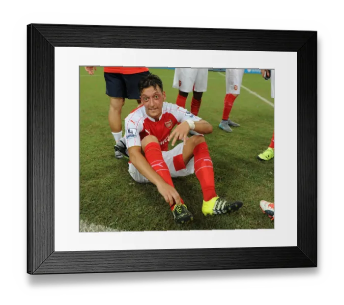 Framed Print : Arsenal's Ozil Leads the Team to Asia Trophy Victory over Everton, July 2015 Framed Print : Arsenal's Ozil Leads the Team to Asia Trophy Victory over Everton, July 2015