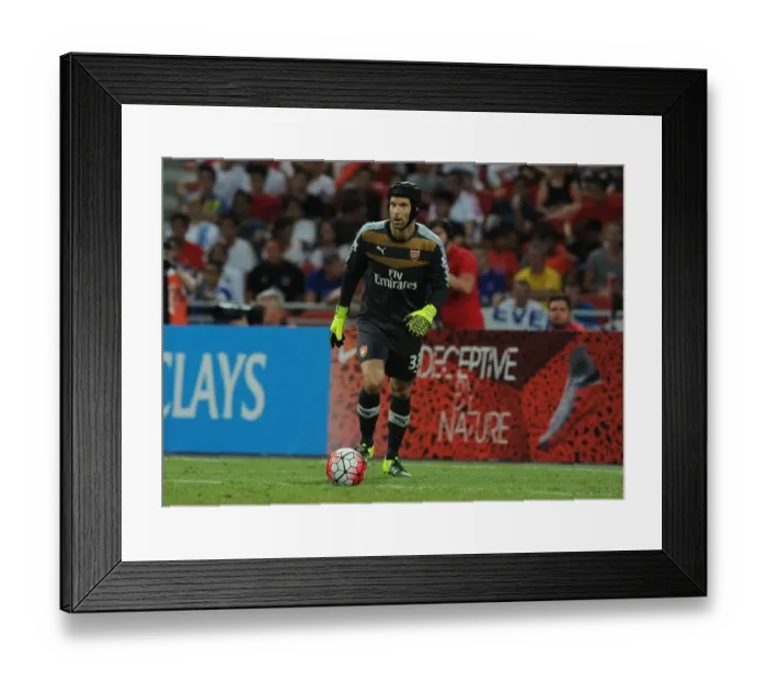 Framed Print : Arsenal's Petr Cech in Action: Arsenal vs. Everton, Barclays Asia Trophy 2015-16 Framed Print : Arsenal's Petr Cech in Action: Arsenal vs. Everton, Barclays Asia Trophy 2015-16