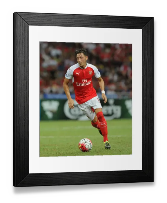 Framed Print : Mesut Ozil in Action: Arsenal vs. Everton, 2015-16 Barclays Asia Trophy, Singapore Framed Print : Mesut Ozil in Action: Arsenal vs. Everton, 2015-16 Barclays Asia Trophy, Singapore