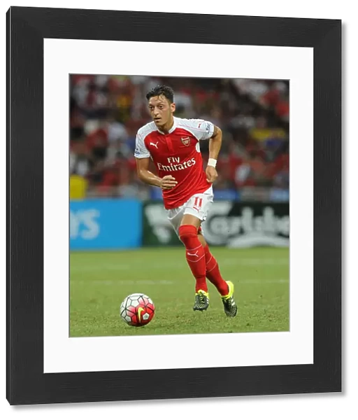 Mesut Ozil in Action: Arsenal vs. Everton, 2015-16 Barclays Asia Trophy, Singapore