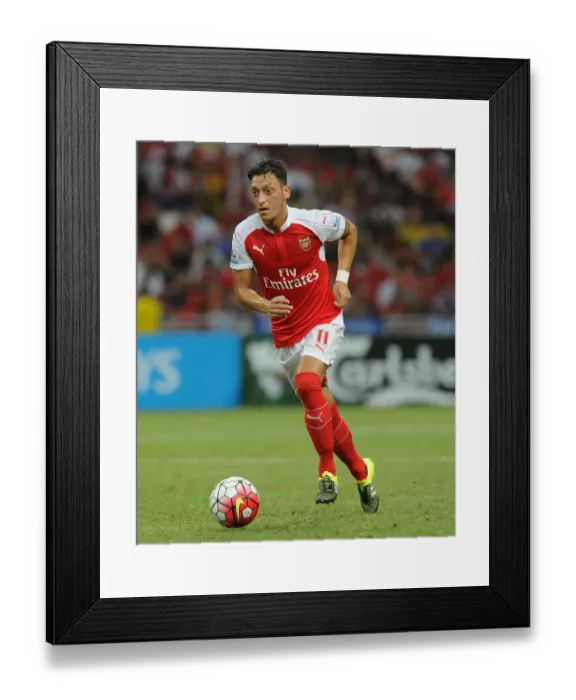 Framed Print : Mesut Ozil in Action: Arsenal vs. Everton, 2015-16 Barclays Asia Trophy, Singapore Framed Print : Mesut Ozil in Action: Arsenal vs. Everton, 2015-16 Barclays Asia Trophy, Singapore