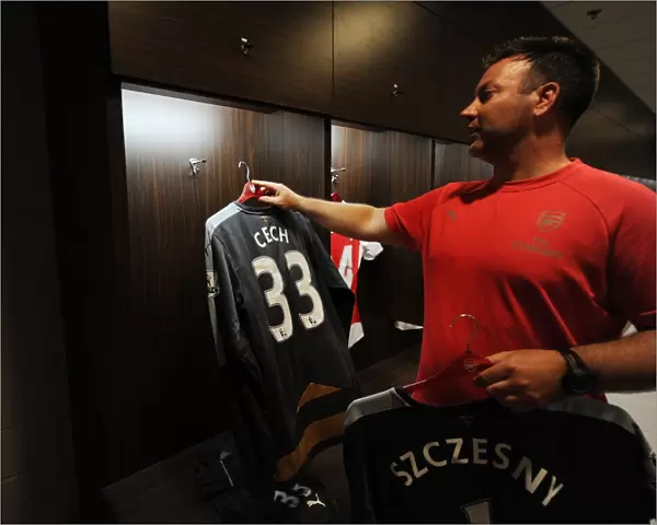 Arsenal FC: The Kit Man's Preparation for Battle against Everton at the 2015 Barclays Asia Trophy in Singapore