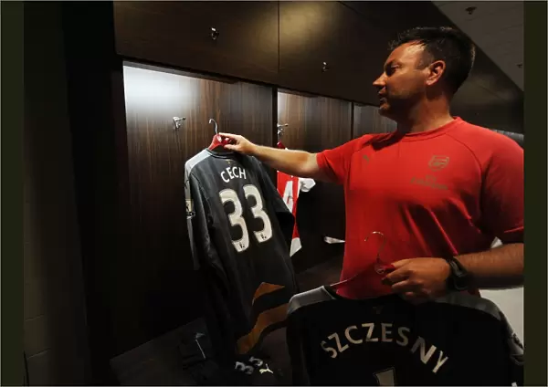 Arsenal FC: The Kit Man's Preparation for Battle against Everton at the 2015 Barclays Asia Trophy in Singapore