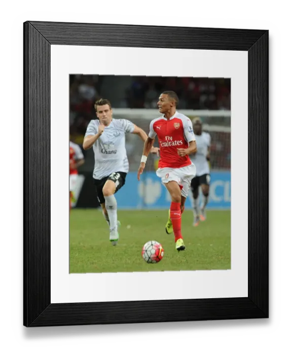 Framed Print : Arsenal vs Everton: Asia Trophy Clash, 2015 - Kallang, Singapore
