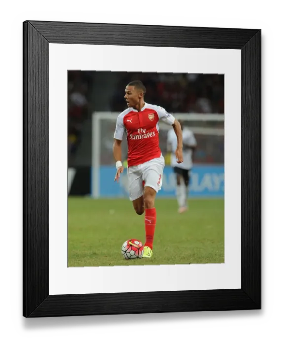 Framed Print : Arsenal vs. Everton: 2015 Barclays Asia Trophy in Singapore