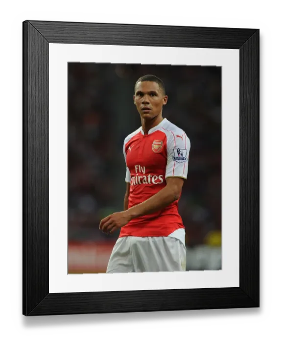 Framed Print : Arsenal's Kieran Gibbs in Action Against Everton at the 2015-16 Barclays Asia Trophy in Singapore Framed Print : Arsenal's Kieran Gibbs in Action Against Everton at the 2015-16 Barclays Asia Trophy in Singapore