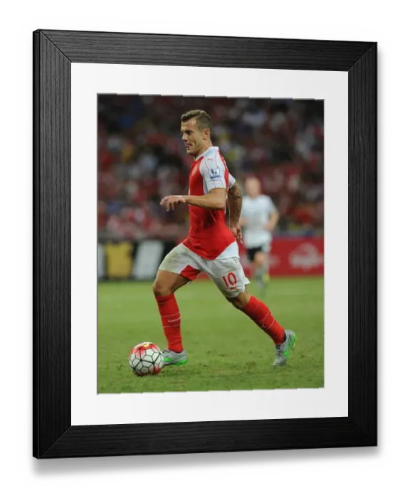 Framed Print : Arsenal's Jack Wilshere in Action Against Everton at 2015 Asia Trophy, Singapore Framed Print : Arsenal's Jack Wilshere in Action Against Everton at 2015 Asia Trophy, Singapore