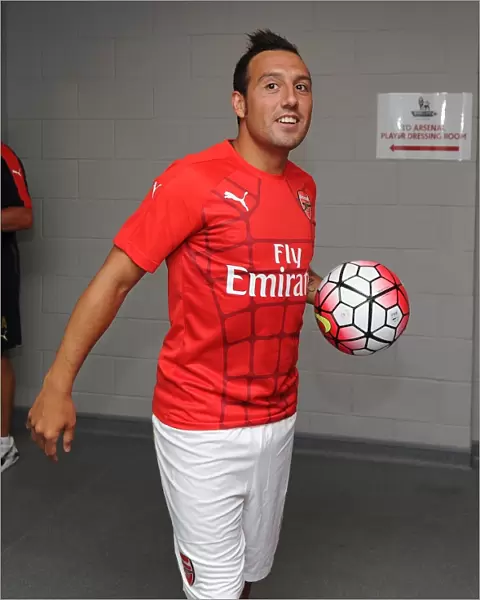 Santi Cazorla: Arsenal Football Club - Arsenal v Everton, Barclays Asia Trophy 2015-16, Kallang, Singapore