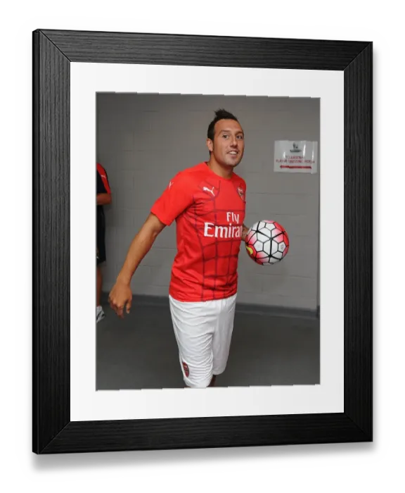 Framed Print : Santi Cazorla: Arsenal Football Club - Arsenal v Everton, Barclays Asia Trophy 2015-16, Kallang, Singapore Framed Print : Santi Cazorla: Arsenal Football Club - Arsenal v Everton, Barclays Asia Trophy 2015-16, Kallang, Singapore
