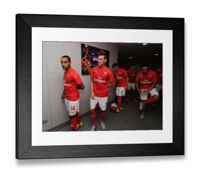 Framed Print : Arsenal vs. Everton - Pre-Match: Theo Walcott and Laurent Koscielny, Barclays Asia Trophy 2015 Framed Print : Arsenal vs. Everton - Pre-Match: Theo Walcott and Laurent Koscielny, Barclays Asia Trophy 2015