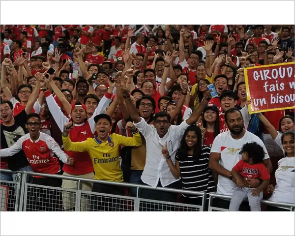 Arsenal Fans Gather Before Arsenal vs. Everton - 2015 Barclays Asia Trophy, Singapore