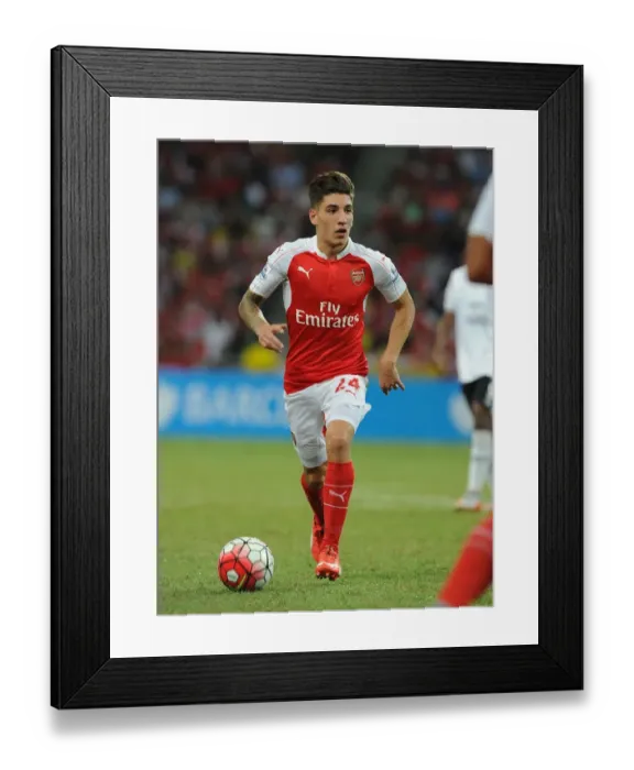 Framed Print : Arsenal's Hector Bellerin in Action against Everton at 2015-16 Barclays Asia Trophy Framed Print : Arsenal's Hector Bellerin in Action against Everton at 2015-16 Barclays Asia Trophy