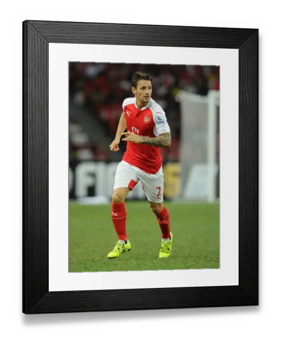 Framed Print : Arsenal vs. Everton: 2015 Barclays Asia Trophy in Singapore Framed Print : Arsenal vs. Everton: 2015 Barclays Asia Trophy in Singapore