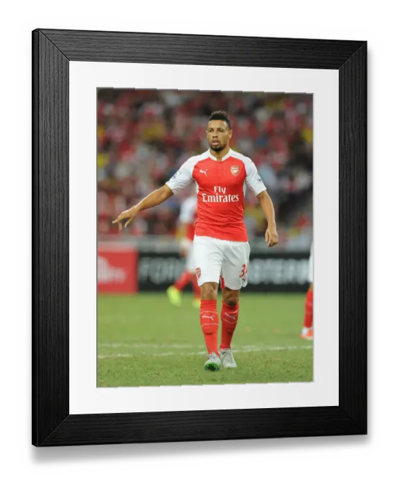 Framed Print : Arsenal's Francis Coquelin in Action Against Everton during the 2015-16 Barclays Asia Trophy in Singapore Framed Print : Arsenal's Francis Coquelin in Action Against Everton during the 2015-16 Barclays Asia Trophy in Singapore