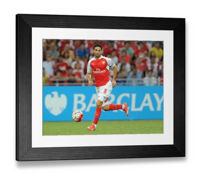 Framed Print : Mikel Arteta in Action: Arsenal vs. Everton, 2015 Asia Trophy, Singapore Framed Print : Mikel Arteta in Action: Arsenal vs. Everton, 2015 Asia Trophy, Singapore