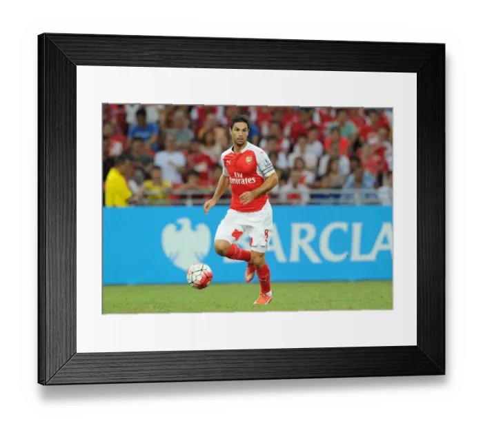 Framed Print : Mikel Arteta in Action: Arsenal vs. Everton at 2015 Asian Trophy, Singapore Framed Print : Mikel Arteta in Action: Arsenal vs. Everton at 2015 Asian Trophy, Singapore