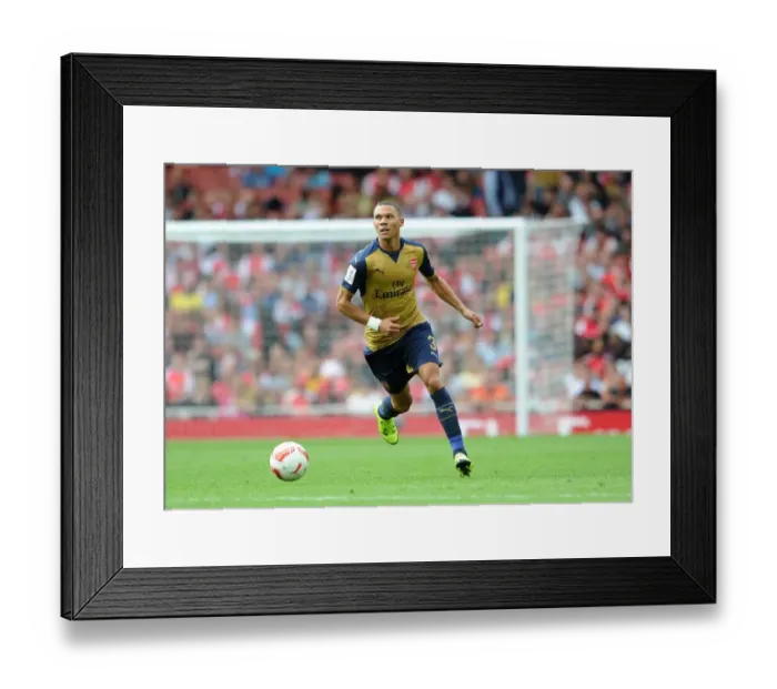 Framed Print : Arsenal's Kieran Gibbs in Action at Emirates Cup 2015 / 16 Framed Print : Arsenal's Kieran Gibbs in Action at Emirates Cup 2015 / 16